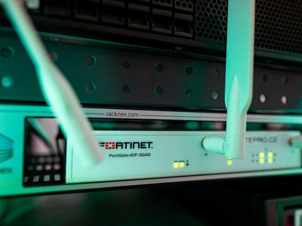 Fortinet security gateway in a rack – ALTEPRO DEMO environment